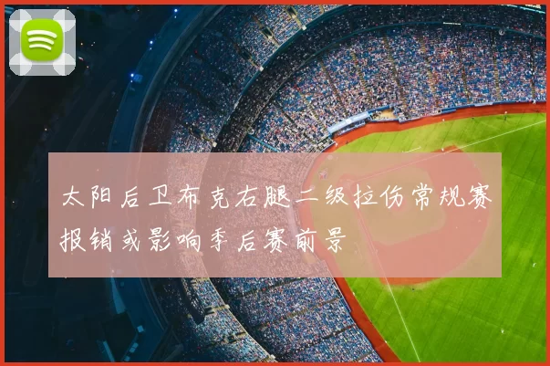 太阳后卫布克右腿二级拉伤常规赛报销或影响季后赛前景